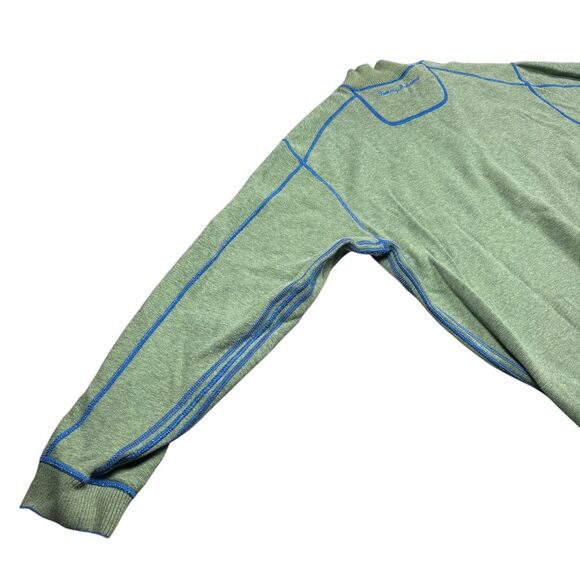 Tommy Bahama Sweater 1/4 Zip Reversible Contrast Stitch Outdoor Activewear - Picture 3 of 12